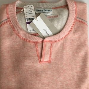 Tommy Bahama Reversible Sweater Sweatshirt XLT Tal